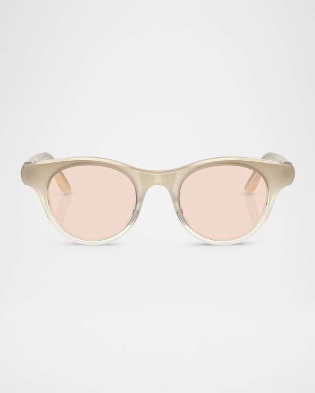 BC4016S Acetate Round Sunglasses